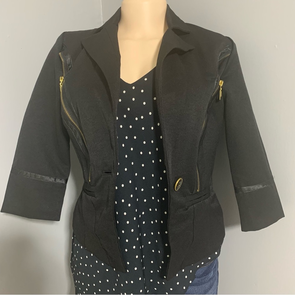 Dots Black Blazer sizeโ S